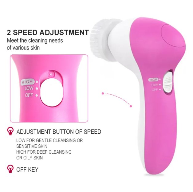 6-in-1 Face Cleansing Brush