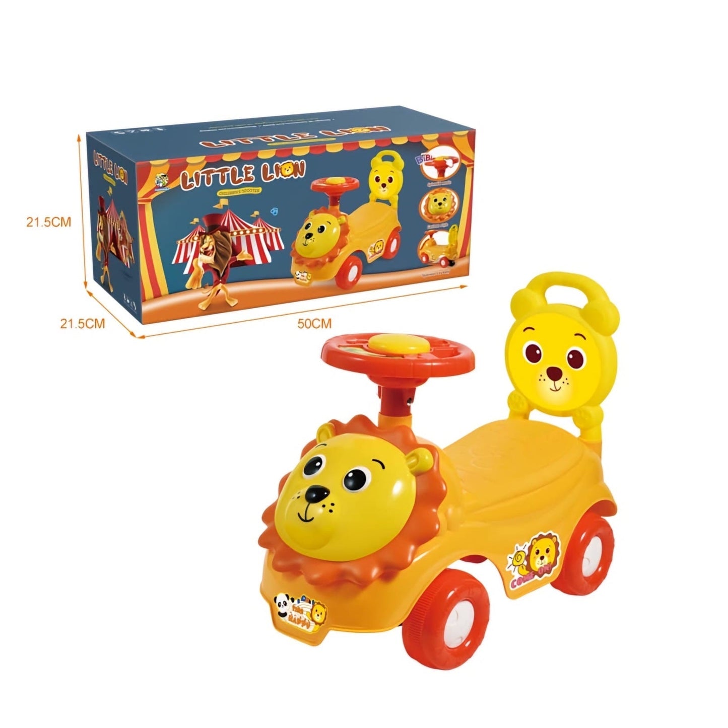 Baby Lion Toy Car